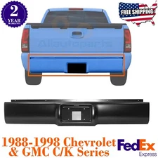 Rear Bumper Primed Steel For 1988-1998 Chevy & GMC C/K Series Pickup Fleetside