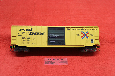 2001189 Railbox (Large Logo) 50'6'' ACF Box Car 2 Rail NEW IN BOX