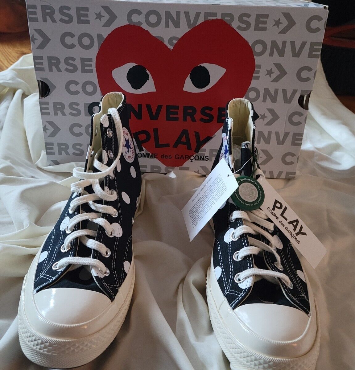 Converse Chuck Taylor All Star 70 Hi Comme des Garcons PLAY Converse Chuck Taylor All Star 70 Hi Comme des Garcons PLAY