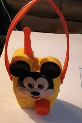 Disney Mickey Mouse Windup Music Box Radio Illco Vintage Baby Preschool Toy - Picture 7 of 12