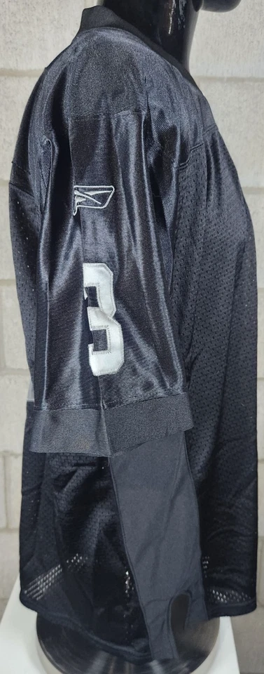 Camiseta deportiva negra NFL Reebok OnField Oakland Raiders Carson Palmer #3 2011 talla 52 Foto 3 de 4