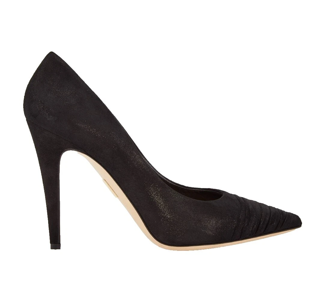 Black Suede Heels for Women