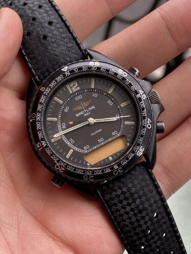 Orologio Watch Dpw Breitling Pluton Quartz Analogic Vintage Swiss