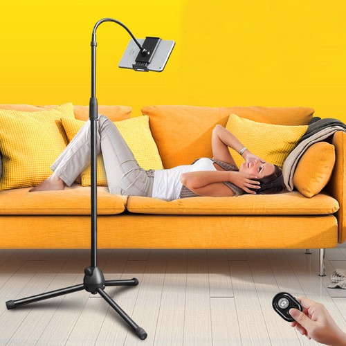 Adjustable Floor Selfie Ring Light Stand 4 Phone Holder/Tablet Tripod Stand USA - Picture 48 of 56