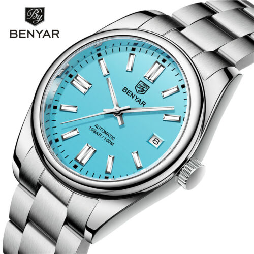 BENYAR Classic Men's Automatic Mechanical Watch Date 100m Waterproof Night Watch - Bild 3 von 10