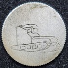Wwi Whippet Tank Love Token on Silver 1917 France 1 Franc
