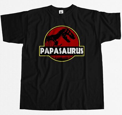Papasauras lustiger Papa Vatertag T-Rex alter Dinosaurier Herren T-Shirt