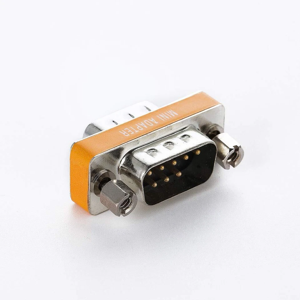 DB9 Null Modem Adapter Male to Male 5 Pack Connector for Serial Communication - Image 4 of 4
