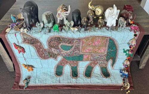 Elephant Collection: Wood, Resin, Metal, Stone, Ceramic & More! - Picture 4 of 9