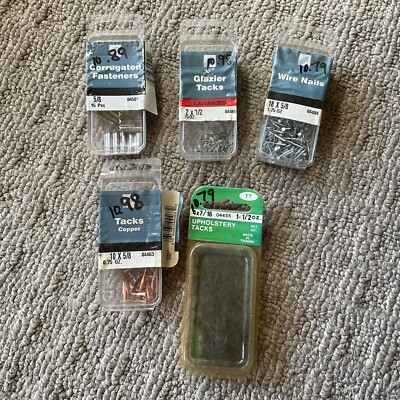 Tacks, Nails Corrugated Fasteners Assorted