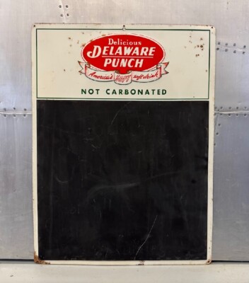 1960's Delaware Punch Menu Board
