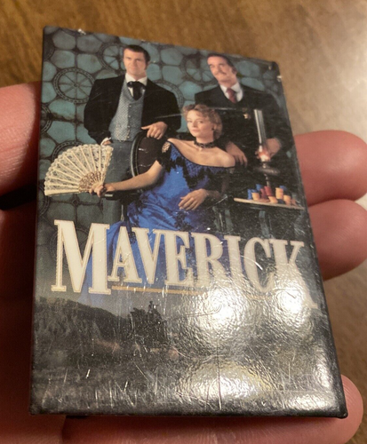Vintage 1994 Maverick Promo Movie Pin WB Mel Gibson Jodie Foster James Garner - Picture 8 of 16