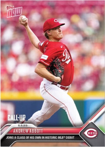 2023 Topps Now 390 Andrew Abbott