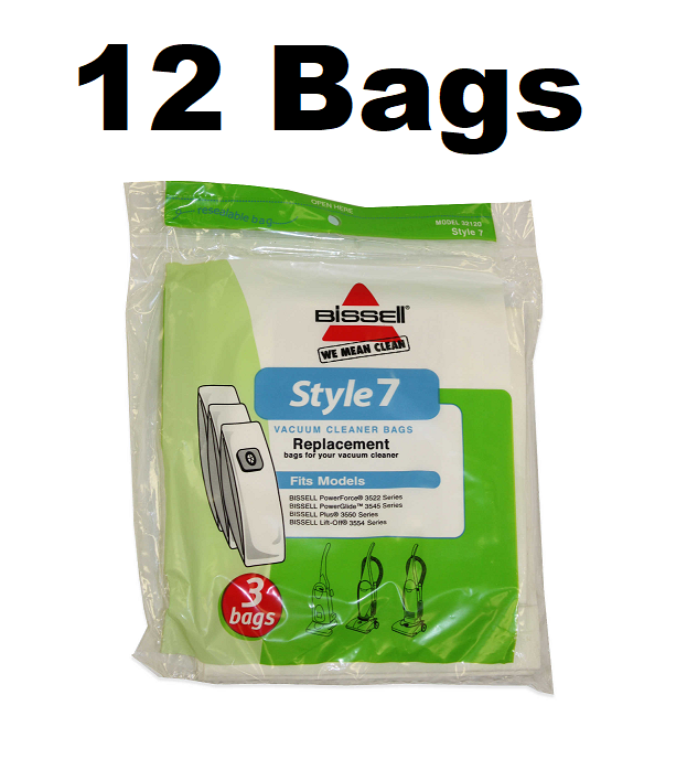 (12) GENUINE Bissell Style 7 Vacuum Cleaner Bags eBay