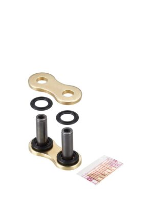 DID VX3 Hohlnietschloss Kettenschloss goldlfarben 520 Teilung X-Ring Kette