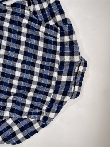 Levi's Flannel Button Up Plaid Shirt Blue Men's Size XXL Slim NWT B7 - Picture 10 of 10