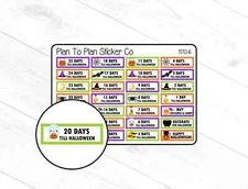 1170-6~~Halloween Countdown Planner Stickers.