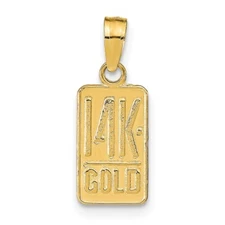 14k Yellow Gold 14k Yellow Gold GOLD Pendant Holiday Perfect Gift for Her