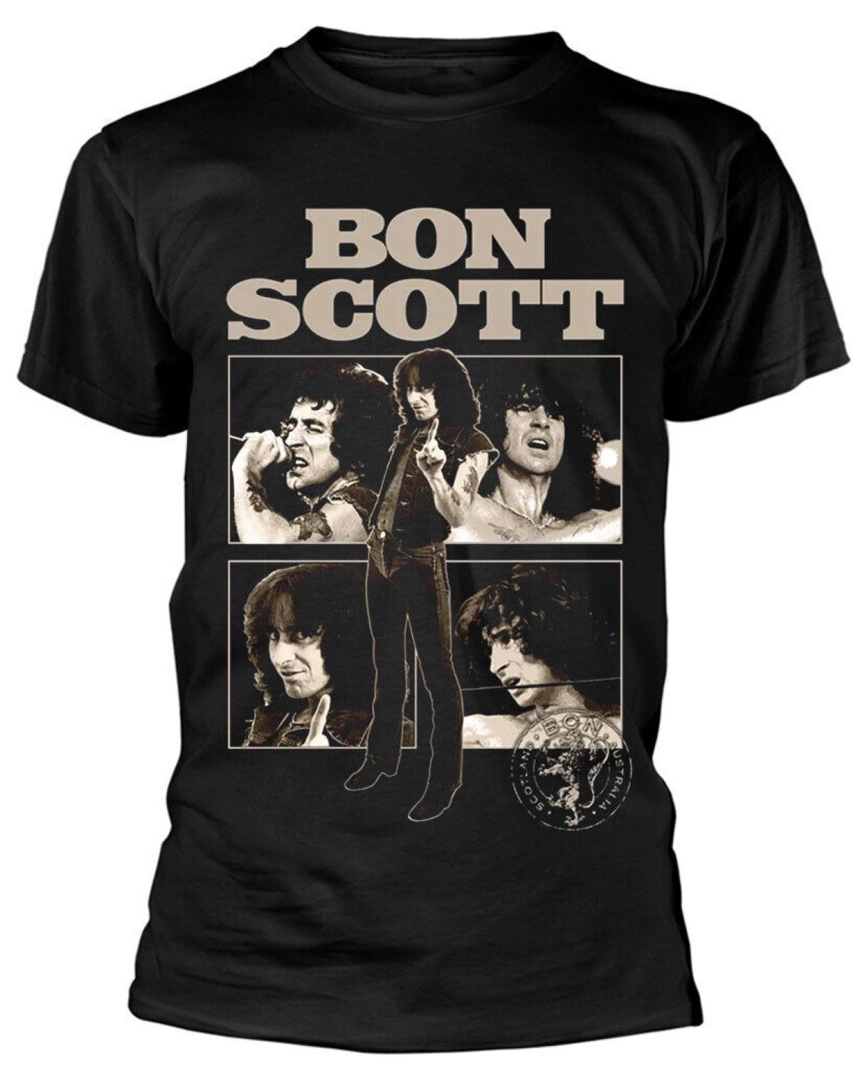 Bon Scott - Collage T-Shirt NEU & OFFICIAL!