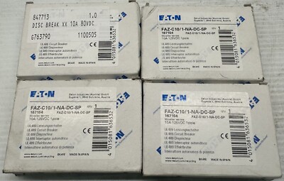 Eaton FAZ-C10/1-NA Circuit Breaker FAZ-C10/1-NA-SP See pics