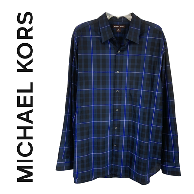 michael kors dress shirt size chart Big + Tall | Michael Kors Micro Patterned Performance Dress Shirt