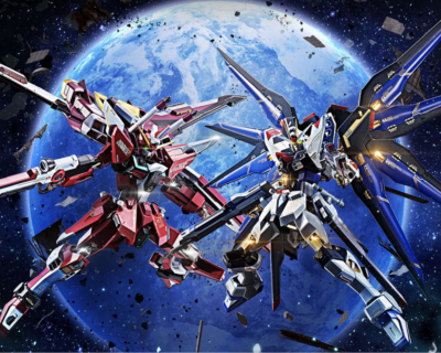 METAL ROBOT Spirits Infinite Justice & Strike Freedom Gundam 20th