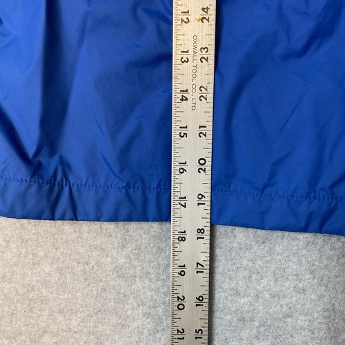 COLUMBIA KIDS SZ XXS 4/5 WINDBREAKER HOODIE JACKET BLUE ZIPS - Picture 10 of 14