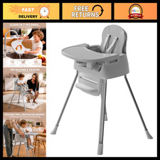 3-in-1 Baby High Chair  Booster Seat for Infants  Toddlers - Easy Clean, Adjus