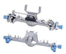 9mm Titanium Straight Axle W Hydraulic Steering Link For 124 Rc Crawler Scx24
