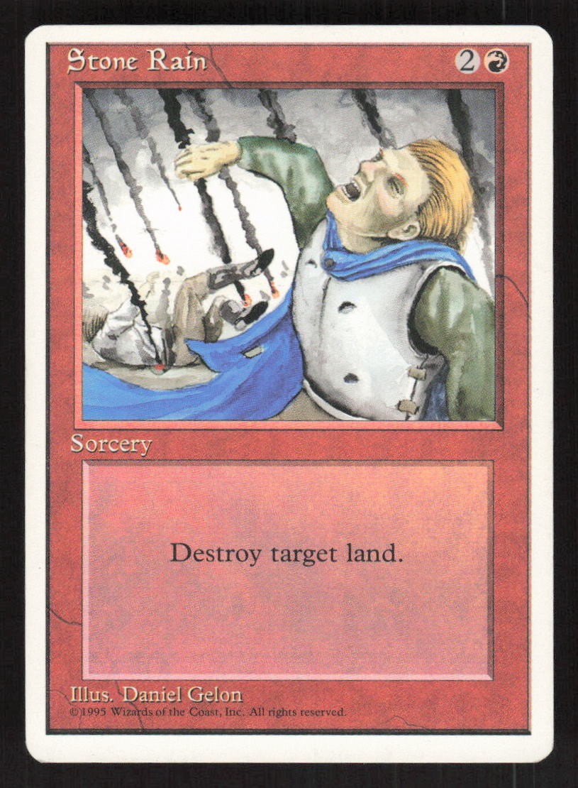 1995 Stone Rain Fourth Edition MTG