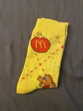 2025 McDONALD'S Grinch Socks Christmas Adult Happy Meal YELLOW SOCKS