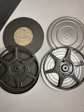 Vintage 8mm Reels And Storage Containers Empty Compco Set Of 2