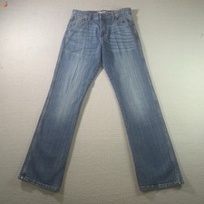 Wrangler Retro Jeans Boys 16 Blue Western Relaxed Boot Pants Dark Wash Denim