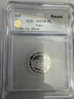 Monarch Precious Metals Train 1/10 Oz .999 Fine Silver Round ICG MS69 PL