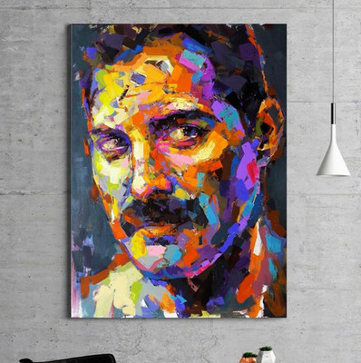 XL LEINWAND BILD BIS 140x100x5 ''FREDDIE MERCURY'' ABSTRAKT GEMÄLDE MALEREI MODERN
