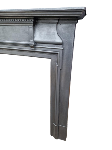 Original Antique Victorian Edwardian cast iron fireplace CAST IRON FIRE SURROUND - Picture 11 of 12