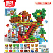 150PCS Magnetic Building Blocks Magnet Cubes Construction STEM Toys for Kids