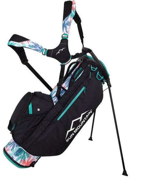 Bag, Palm/black/slushy,4-way Top