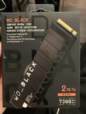 WD BLACK SN850X NVMe M.2 SSD 2TB Gen4 Heatsink PC PS5 Up to 7300MB/s