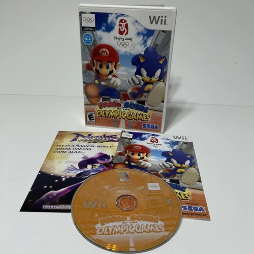 Mario & Sonic at the Winter Olympic Games COMPLETE - NINTENDO Wii TESTED 