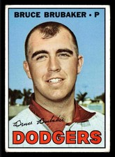 1967 Topps Bruce Brubaker #276 - Los Angeles Dodgers
