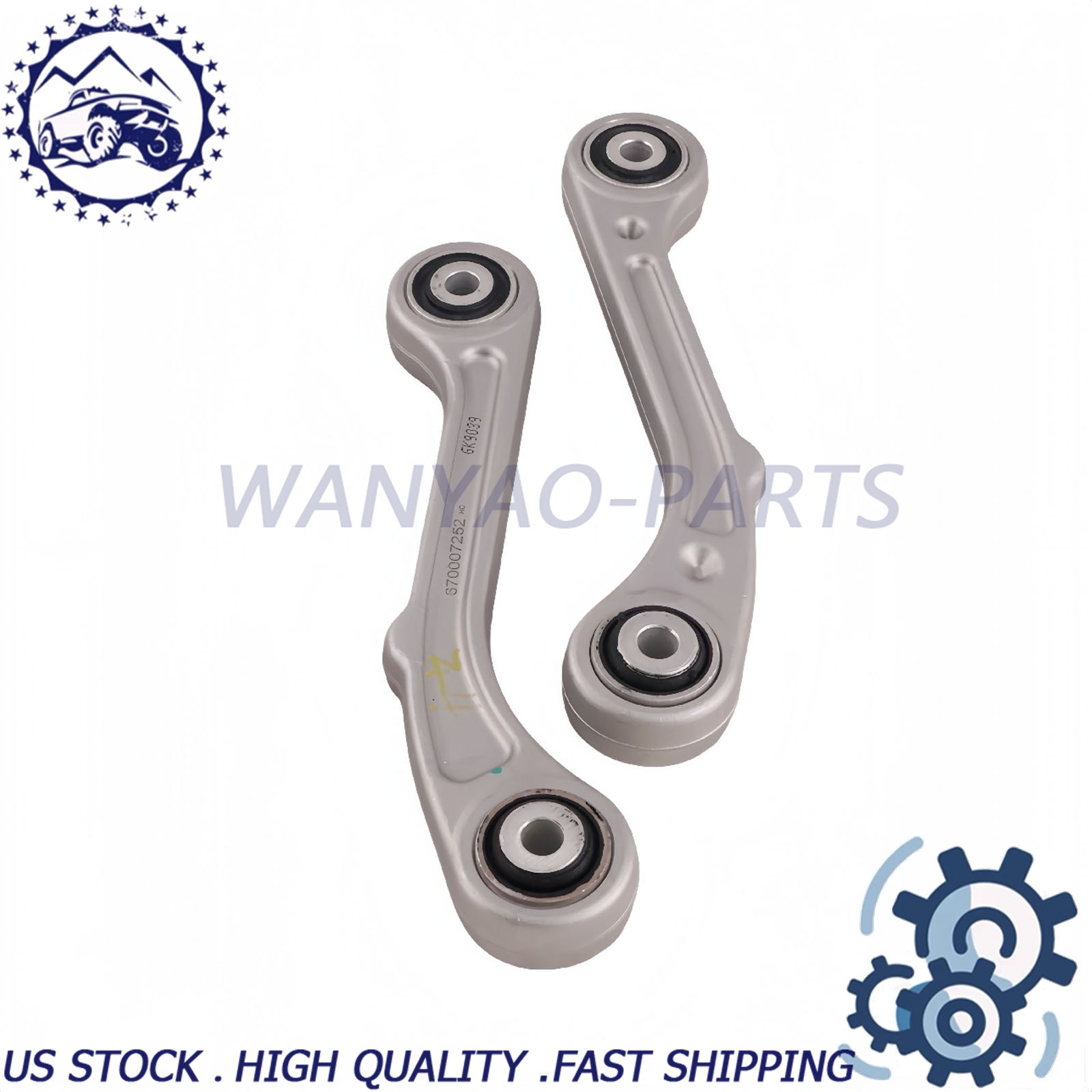 2X New Rear Upper/Lower Control Arms fits for Maserati Ghibli Quattroporte 2014+