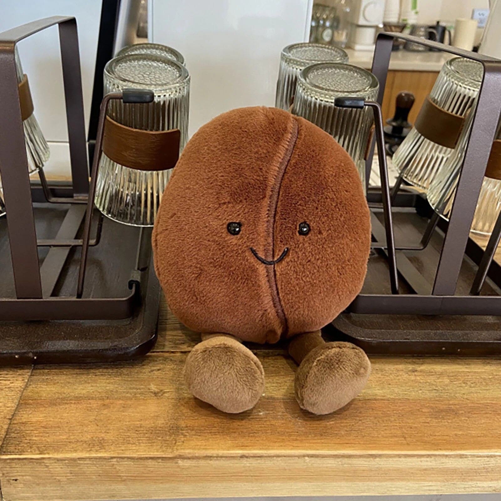 AMUSEABLE COFFEE BEAN Soft Plush Toy CUTE Stuffed Food Collectible New in Box