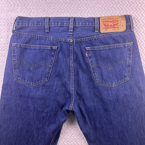 Levi’s Jeans 501 XX Button Fly Herren 38x34 Blue Wash Straight - Bild 5 von 16