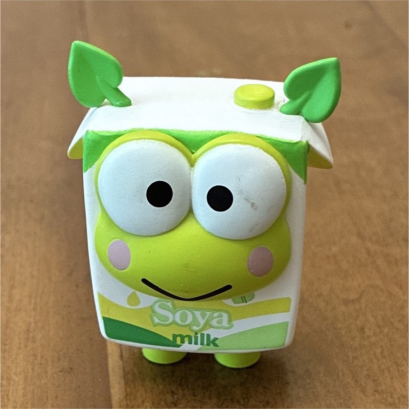 Tokidoki Sanrio Keroppi Soya Milk Figurine Green & White 2022 Collectible