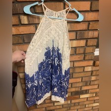 Free People Shea Print Mini Dress