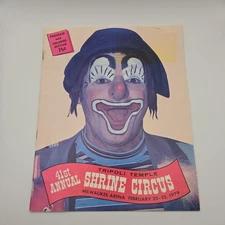 43rd Annual Tripoli Temple Shrine Circus 1981 Program 