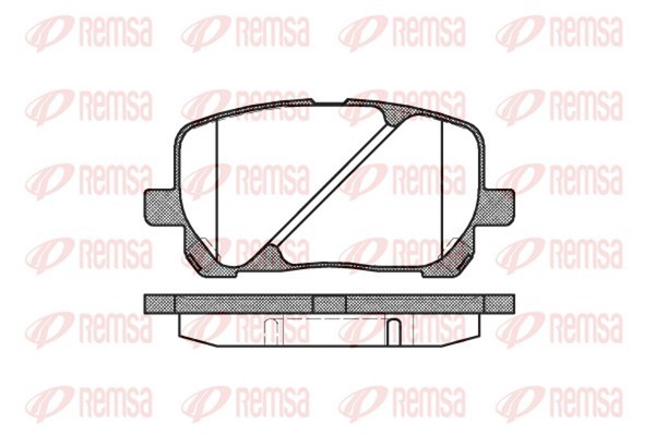 Remsa Bremsbelagsatz Scheibenbremse 0954.00 FüR Avensis Toyota Verso Picnic VVT-image
