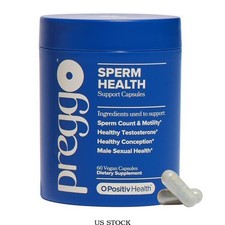 Premium 1 Pack PREGGO O-Positive Sperm Health Boost Pills   60 Count US Stock