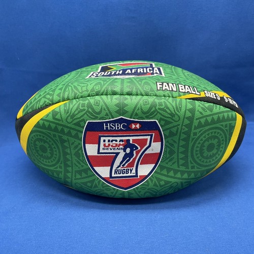 South Africa Gilbert X USA Sevens Rugby Ball Size 5 9-10psi Fan Ball - Picture 7 of 15